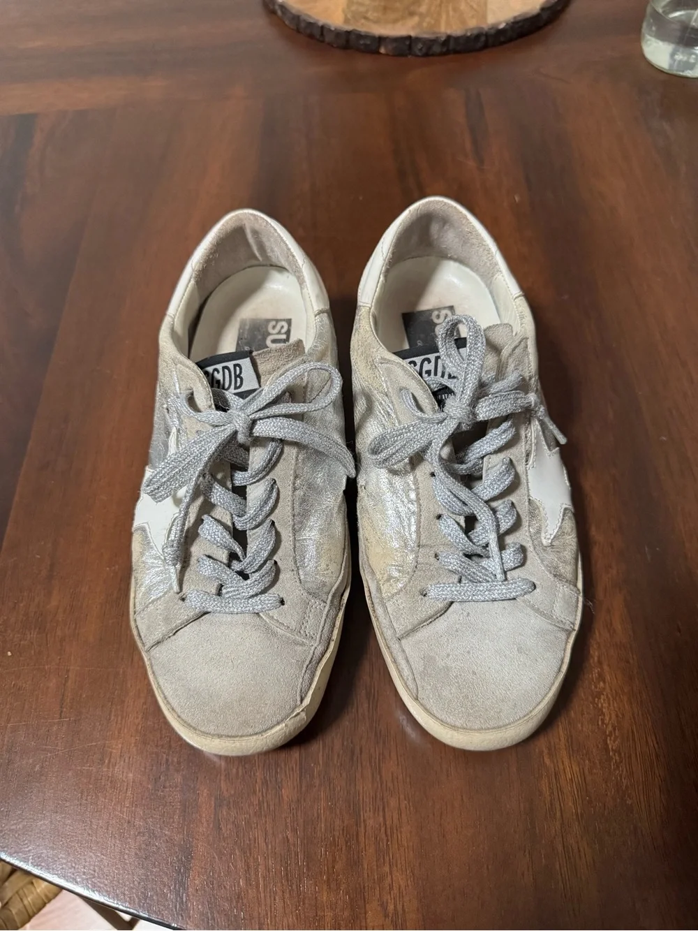 Golden Goose White Leather Insole Sneaker